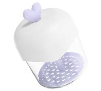 FIXOSHEE Machine à Bulles Transparent Bleu pour Lavage du Visage Appareil Manuel Formateur de Mousse Dense Nettoyant Visage Moussant Réutilisable Outil Soin Peau pour Gel et Shampoing