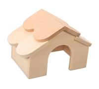 FIXOSHEE Maison pour Petits Animaux Cachette Résistante Mastication Refuge Sombre pour Hamster Cochon Chinchilla et Écureuil Cabane Ludique pour Cage Intérieure