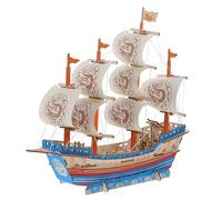 FIXOSHEE Maquette de Bateau en Bois à Construire 3D, Puzzle DIY Adulte, kit modélisme voilier Artisanal, décoration Bureau Maison, Jeu éducatif Coordination œil-Main, Cadeau Original