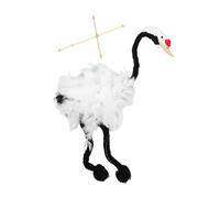 FIXOSHEE Marionnette Bois Crâne Unique Artisanale avec Ficelles pour Garçon Fille Créatif pour Développement Cognitif et Jeu Imaginatif