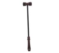 FIXOSHEE Marteau de Juge Bois avec Finition Lisse Marteau Denchères et Puissant pour Juge Avocat Commissaire Priseur et Étudiant Droit