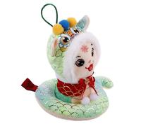 FIXOSHEE Mascotte Peluche Serpent Année du Serpent Peluche Chinois Décoration Festive pour Maison Bureau Voiture Chanceux