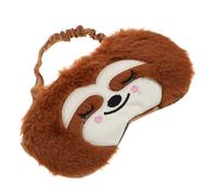 FIXOSHEE Masque de Sommeil Peluche Doux et Cache-yeux Occultant Portable pour Filles et Accessoire Mignon pour Sieste et Voyage