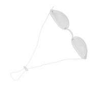 FIXOSHEE Masque pour Yeux Réutilisable Blanc la Lumière Confortable et Ajustable Adapté à Tous Types de Visages Masque Usage Quotidien pour Relaxation et des Yeux