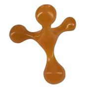 FIXOSHEE Mini Masseur Cervical Multifonction Ergonomique pour Dos Jambes Soulagement Stress et Circulation Sanguine Portable et Orange