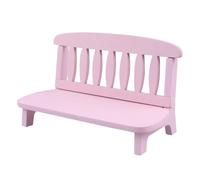 FIXOSHEE Miniature Meuble Maison Poupée Fauteuil Bois Rose Vintage Décoration Photo Créative pour Salon et Bureau