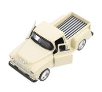 FIXOSHEE Modèle de Camion Miniature en Alliage Métal Beige pour Garçon et Filles Véhicule Solide et Réaliste Présent d'anniversaire pour Garçons et Filles Collection et Jeu Éducatif