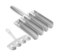 FIXOSHEE Moule à Boulettes Inox Non-adhérent Cuillère Manuelle pour Viande Poisson Crevettes et Légumes Outil de Cuisine Polyvalent pour Boulettes Uniformes