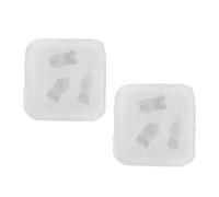 FIXOSHEE Moule en Silicone Chat 2 Pièces Moule à Glaçons et Pâtisserie Animal Flexible Résistant Température Antiadhésif pour Gelée Chocolat Desserts Maison Cuisine Créative