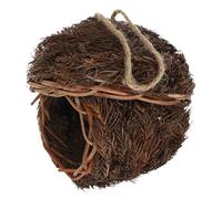 FIXOSHEE Nid Oiseau Tissé Naturel à Suspendre pour Jardin Maison Oiseaux et Décorative Habitat pour Nourrir et Accueillir Les Oiseaux Votre Extérieur Couleur Aléatoire Couleur Aléatoire