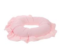 FIXOSHEE Oreiller de Massage Rond Visage en Coton Perlé Coussin de Confort Ergonomique Housse Amovible pour Soins du Visage Salons de Beauté et Relaxation à Domicile