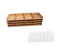 FIXOSHEE Organisateur de Plateau pour Outils de Peinture Diamant Rangement Multicouche pour DIY Broderie Stockage Pratique de Perles et Strass Support Polyvalent pour Artisanat Diamant