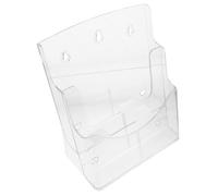 FIXOSHEE Organiseur de Fichiers Transparent Acrylique Porte Brochures Mural pour Bureau et Espace de Travail Rangement Pratique