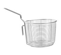 FIXOSHEE Panier Inox Rigide à Mailles Fines pour Cuisine Passoire Multifonctionnelle pour Pâtes et Friture Colander Résistant et Hygiénique avec Crochet Pratique Usage Domestique et