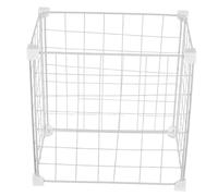 FIXOSHEE Panier Suspendu en Fil Métallique 32 X 32 X 215 CM pour Congélateur Coffre - Bac de Rangement Compartimenté en Métal Robuste - Séparateur Optimisant L’Espace pour Organisation