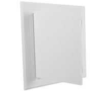 FIXOSHEE Panneau D'accès Mural en Plastique Abs Blanc 150 X 150 Mm, Cache-trou pour Regard de Plomberie, Porte D'accès Murale pour Cloison Sèche, Protection Étanche pour Inspection