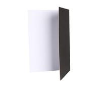 FIXOSHEE Panneau Réfléchissant Photo Pliable 5-en-1 Argenté et Noir Épais, Carton Fond Photographie Léger et Portable, Réflecteur Multifonction pour Éclairage D’appoint et Atténuation