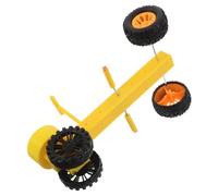 FIXOSHEE Parrot Training Toy Bicycle for Small Parrots Intelligence Puzzle Bird Play Accessory for Parakeets Macaws African Greys Easy-Clean Cage Enrichment