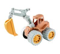 FIXOSHEE Pelleteuse Éducative pour Garçon et Filles, Modèle de Construction D'excavatrice en Plastique, Taille Moyenne, Cognitif pour Bébé, Véhicule de Chantier Ludique pour Intérieur