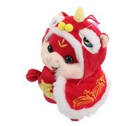 FIXOSHEE Peluche Serpent Chinois Douce et Confortable Thème Chinois Décoration Maison Cadeau Nouvel an Lunaire