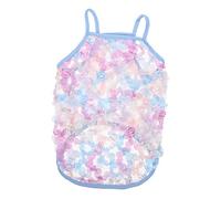 FIXOSHEE Pet Vest Thin Lightweight Wear Resistant Puppy Shirt Decorative Pet Clothes for Small Cats and Dogs Spring Summer Party Costume S