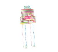 FIXOSHEE Pinata Licorne Suspendue Colorée à Tirer Anniversaire Portable pour Garçon Fille Décoration Fête avec Motif Licorne Cadeau Invités Garçon Fille