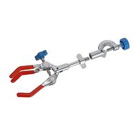FIXOSHEE Pince à Trois Mors Acier Inoxydable pour Bécher Support de Tube de Laboratoire et Antirouille Clip de Serrage Polyvalent pour Expériences Scientifiques