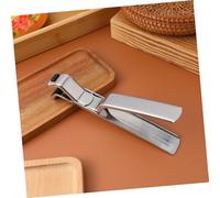 FIXOSHEE Pince Cuisine Brûlure Acier Inoxydable avec Poignée Abs Antidérapante Pince Prise Bol Chaud Portable et pour Plats Chauds et Pizza
