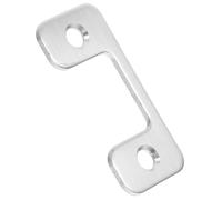 FIXOSHEE Plaque de Gâche Acier Inoxydable pour Porte d'Entrée Renfort de Sécurité Compatible avec Pênes Dormants Antique pour Installation Facile sur Portes en Matière Solide