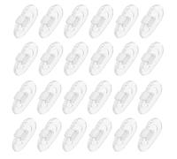 FIXOSHEE Plaquettes de Nez en Silicone Transparentes pour Lunettes Insert à Clipser Lot de 200 Pièces Coussinets Antidérapants pour Pont de Nez Confort et Maintien pour et Soleil