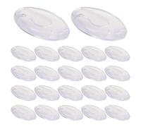 FIXOSHEE Plaquettes Nasales Antidérapantes en Silicone Souple Transparentes 100 Paires à Insérer Protège-Nez pour Lunettes de Soleil Vue Coussinets Confortables pour Pont de Nez