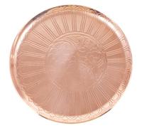 FIXOSHEE Plateau Bouddhiste en Métal pour Eau et Fruits Plateau Sacré Lisse et Résistant pour Offrandes et Décoration Intérieure