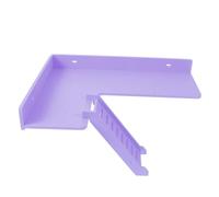 FIXOSHEE Plateforme Debout pour Hamster Jouet en Bois Violet Échelle D’Escalade Deux Niveaux Cage Accessoires Animal De Compagnie Petits Rongeurs