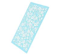FIXOSHEE Pochoir Sérigraphie Maille Réutilisable pour Argile Polymère Modèle de Transfert Diy pour Artisanat Pâte Polymère Gabarit Facile à Nettoyer et Durable