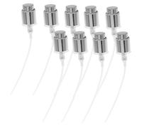 FIXOSHEE Pompe de Pulvérisation pour Flacon de Parfum Embout Spray Plastique Argenté avec Pompe à Pression Lot pour Vaporisateur de Voyage et Rechange Flacon Parfum