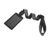 FIXOSHEE Porte-badge Tour de Cou Transparent avec Cordon Étui Antirayures pour Cartes Identité et Badges Professionnels Protecteur pour Bureau et Personnel Soignant