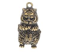 FIXOSHEE Porte-clés Forme De Tigre Mini Pendentif Créatif Cuivre Décoration De Et Porte-clés Accessoire Léger Et Pratique