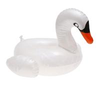 FIXOSHEE Porte-gobelet Gonflable PVC Forme Cygne Blanc Tapis Flottant Léger pour Bière Plateau Bière Piscine Facile à Gonfler et Dégonfler Accessoire Fête