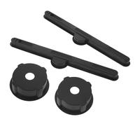 FIXOSHEE Porte-gobelet Pliable Noir Anti-déversement pour Table de Bureau et Table de Lit Accessoire Léger Emplacement Carte Compatible Bureau Pliant et Camping Lot 2 Pièces