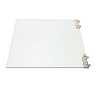 FIXOSHEE Porte Vitrée Coulissante en Verre Trempé 24 X 25 Cm pour Machine à Saucisses, Pièce de Rechange, Joint Étanche pour Économie D’énergie, Compatible Appareils Hot Dog Professionnels