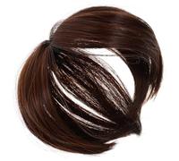 FIXOSHEE Postiche à Clipser Cheveux Clairsemés Femme Topper Volume Naturel Léger Fibres Synthétiques Couvre Cheveux Blancs Facile à Poser Wiglet
