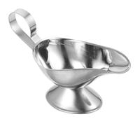 FIXOSHEE Pot à Sauce en Acier Inoxydable 15 X 6,5 X 6,8 Cm Distributeur de Sauce pour Restaurant et Maison Tomate et Steak Solide et Anti-magnétique Ustensile la Cuisine Inox