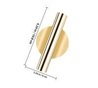 FIXOSHEE Pot De Fleurs Mural Doré 3 Pièces en Fer Système Suspendre Facile, Jardinière Murale Vintage pour Décoration Intérieure, pour Fleurs Séchées Et Salon, sans Perçage