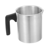 FIXOSHEE Pot de Fusion Cire Bougie avec Poignée Résistante Chaleur pour Fabrication DIY Bougies et Lipstick Récipient Métallique pour Fonte Rapide et Verseur