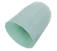 FIXOSHEE Poubelle Maison sans Couvercle Plastique Vert Bac à Ordures Design Créatif avec Fond Surélevé pour Cuisine Chambre Salle de Bain