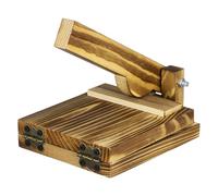 FIXOSHEE Presse-Pâte à Raviolis Manuel en Bois, 1 Pièce, Accessoire la Cuisine pour Préparer Boulettes, Outil de Pressage Simple et Rapide pour Usage Domestique