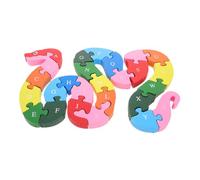 FIXOSHEE Puzzle en Bois Éducatif pour Garçon et Filles Alphabet ABC et Formes Animales, Taille Moyenne, Jeu Montessori Stimulant Le Développement Cognitif et Moteur, pour Apprentissage