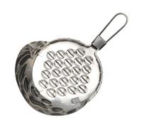 FIXOSHEE Racloir Liangpi Multifonction en Acier Inoxydable Argenté Outil Cuisine Compact et Solide pour Râper Liangpi Fromage et Bonbons Gélifiés Facile à Nettoyer