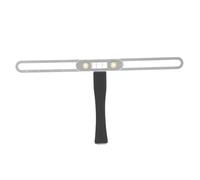 FIXOSHEE Règle de Mesure Sourcils Métal Règle de Positionnement Trois Points pour Maquillage Outil de Forme Sourcils avec Rapport Doré Ajustable et Pratique