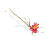 FIXOSHEE Retro Chinese Hairpin With Flower Vintage Wooden Hair Stick For Women Elegant Cultural Hair Chopsticks For Weddings Hanfu And Daily Use
